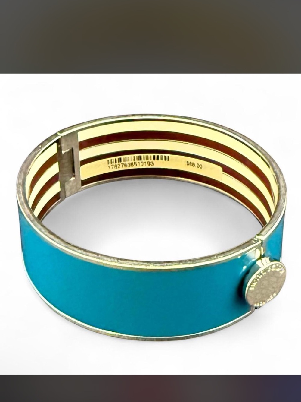Henri Bendel Turquoise Enamel Cuff Bracelet ✨